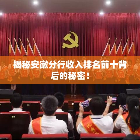 揭秘安徽分行收入排名前十背后的秘密！